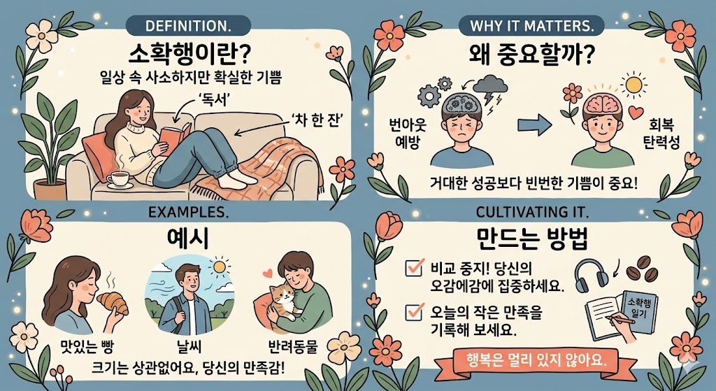소확행 이미지