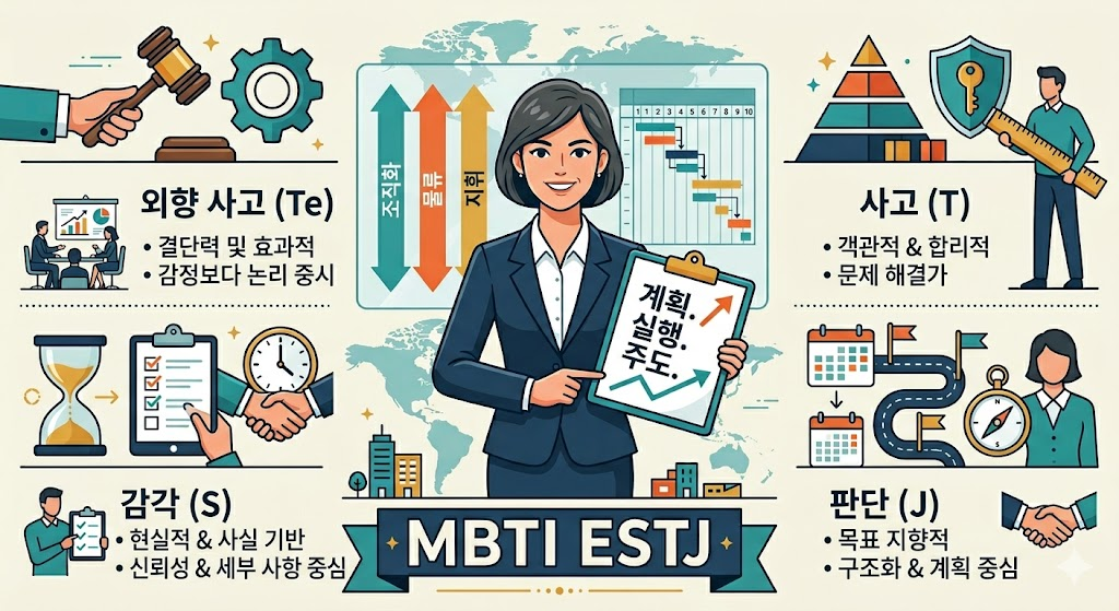 MBTI ESTJ 설명 사진
