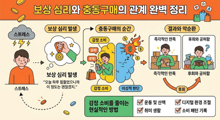 보상 심리와 충동구매의 관계 완벽 정리
