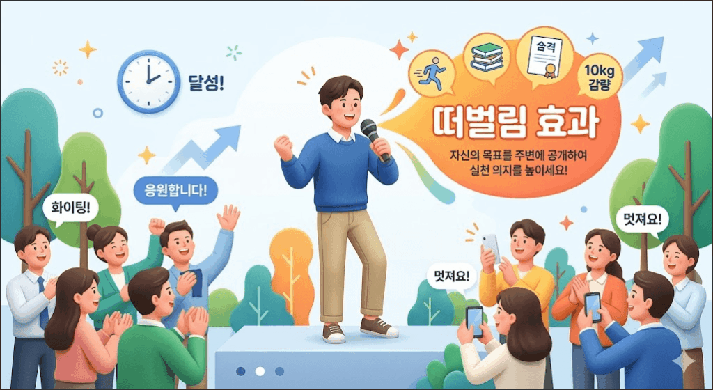 떠벌림 효과 설명 사진