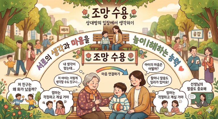 아이의 공감능력을 키우는 조망수용 발달 방법