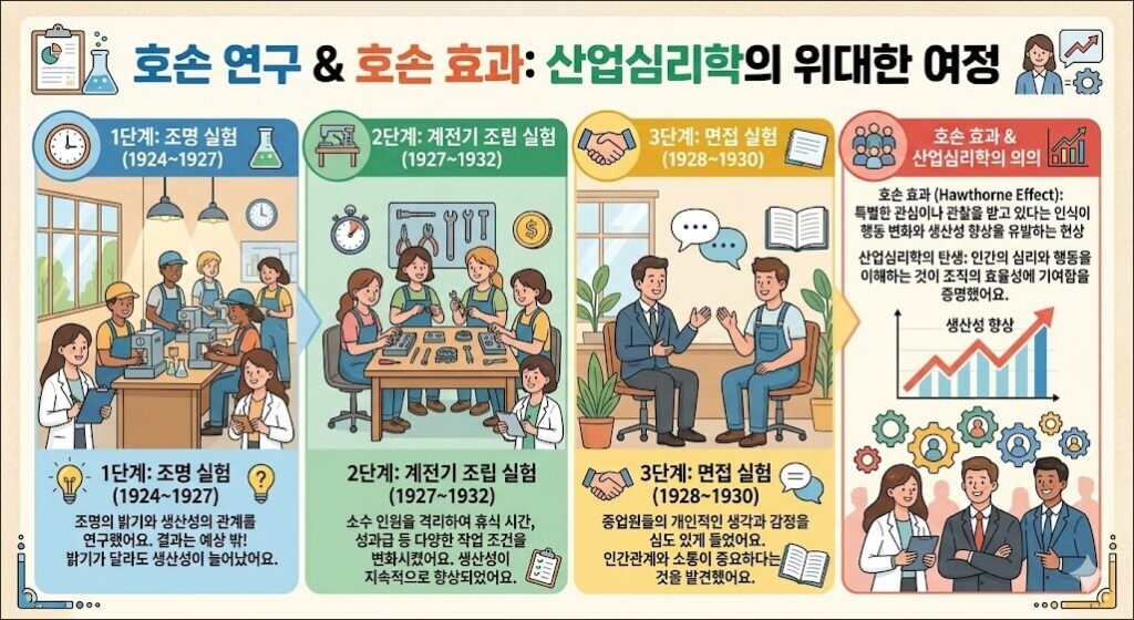 호손 연구를 설명한 사진