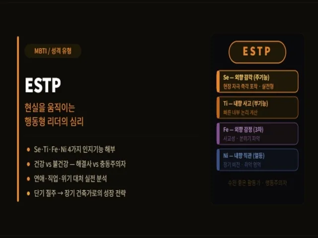 estp 설명 사진