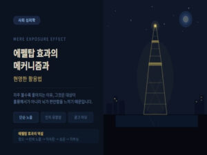 에펠탑 효과를 설명한 사진