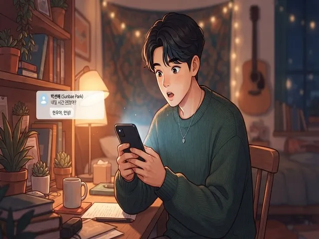 오랜만에 온 연락